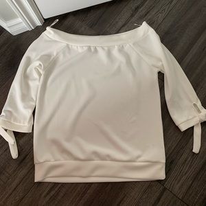 Dynamite off the shoulder shirt